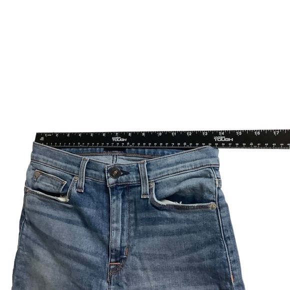 Hudson Jeans Barbara High Waist Super Skinny Distressed Size 27 - Picture 5 of 12